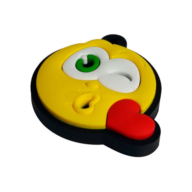 Chaveiro Emborrachado Emoticon Beijo - Imagem 4