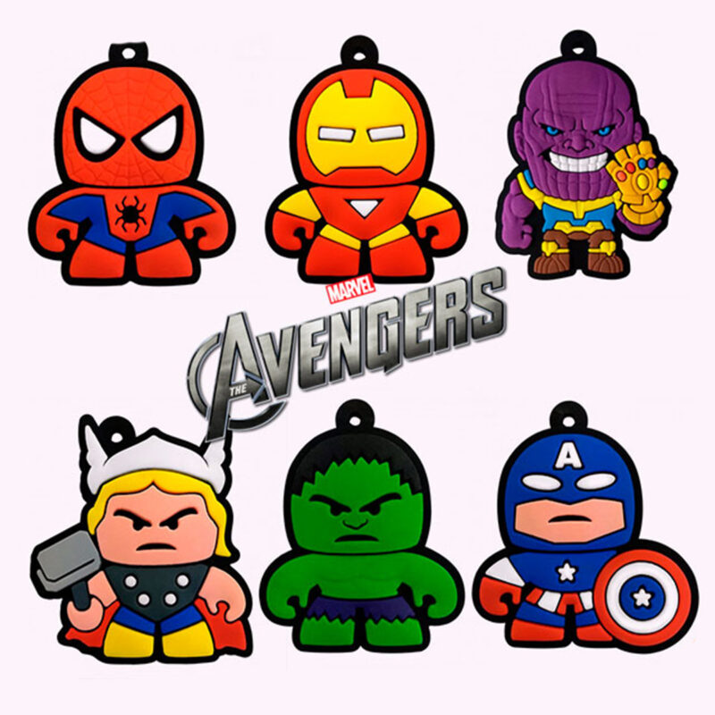 Chaveiro Personagem da Marvel Emborrachado