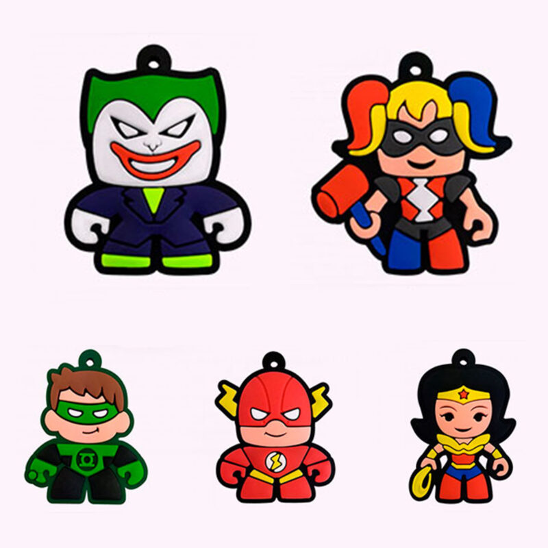 Chaveiro Personagem da DC Comics Emborrachado