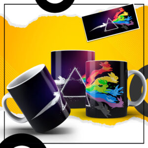 Caneca Pokemon Pikachu e seus Amigos