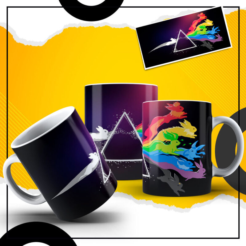 Caneca Pokemon Pikachu e seus Amigos