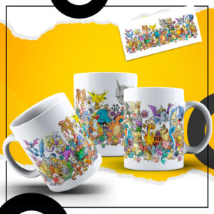 Caneca Pokemon Turma