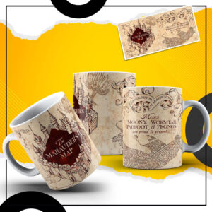 Caneca Filme - HP Mapa do Maroto