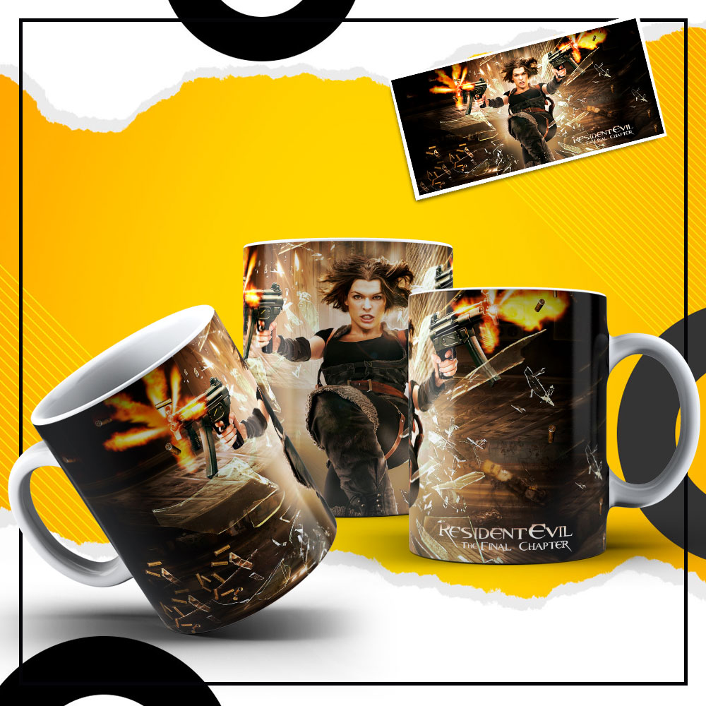 Caneca Filme - Resident Evil Final